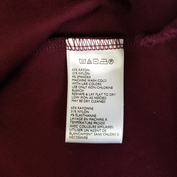 Kimchi Blue Urban Outfitters Camrin Fit & Flare Skater Dress in Burgundy Size L - Picture 8 of 9